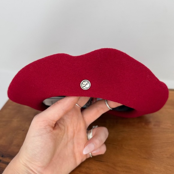 Laulhere Accessories - Laulhere Heritage Petit Basque Red Merino Wool Traditional Beret Hat Youth 9"